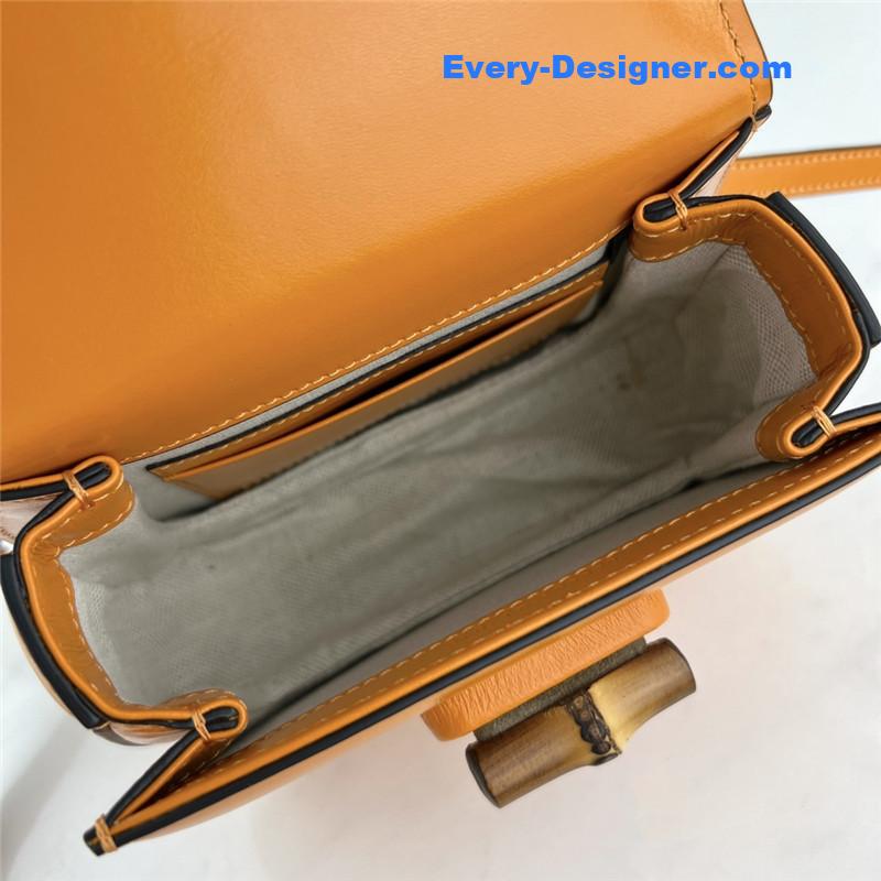 Gvc*1 mini top handle bag with bamboo