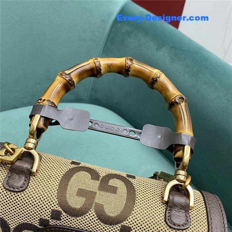 Gvc*1 gg bamboo jumbo small top handle bag