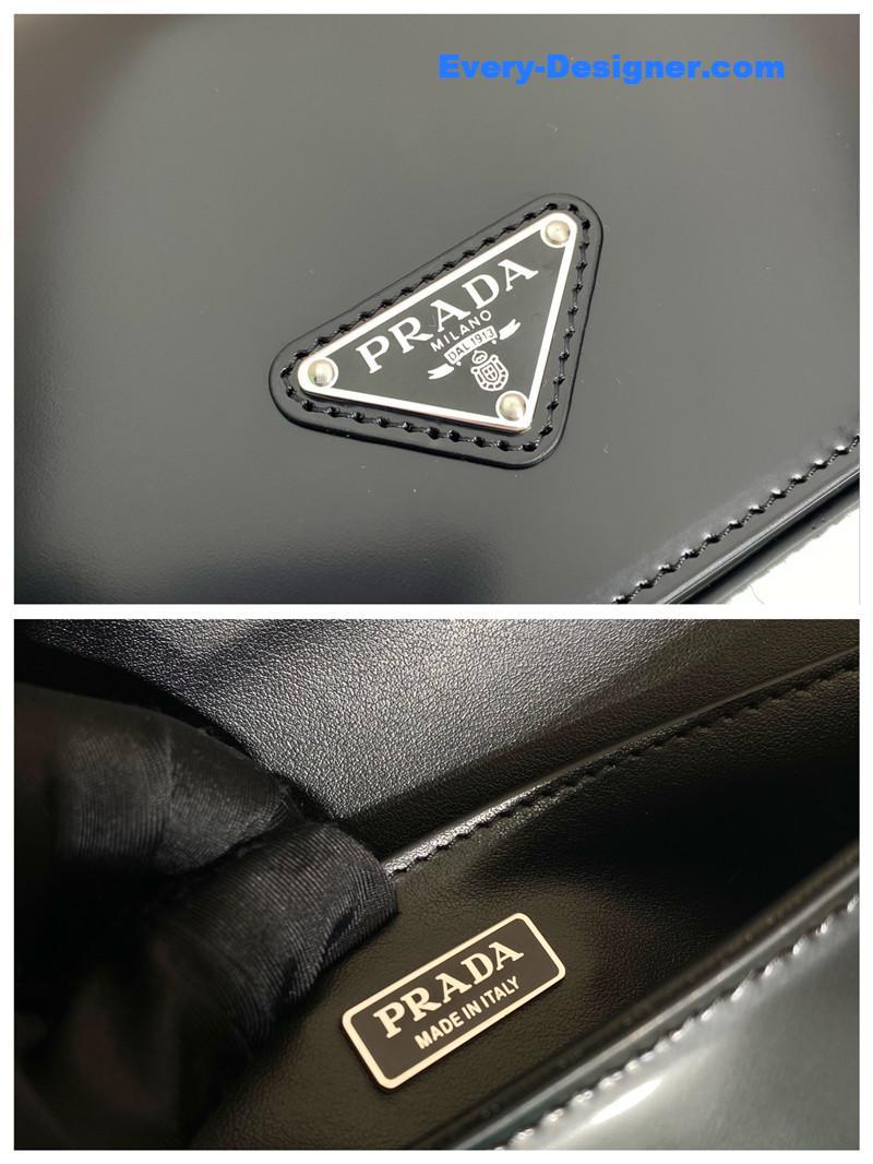 Pra*a new flap shoulder bag