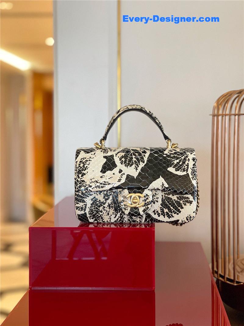 Ch**el python mini tote bag