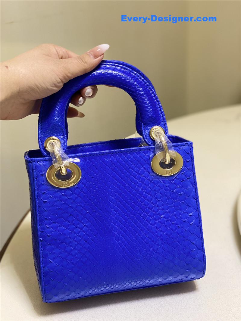 D10r limited edition mini python leather lady bag