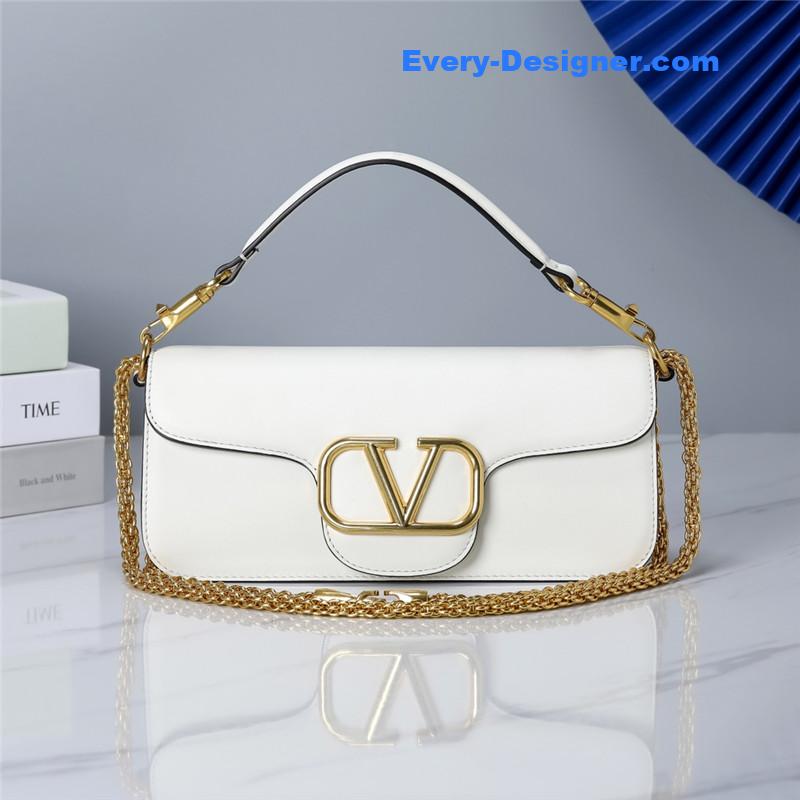 Va1e*ntin0 vlogo signature calfskin shoulder bag