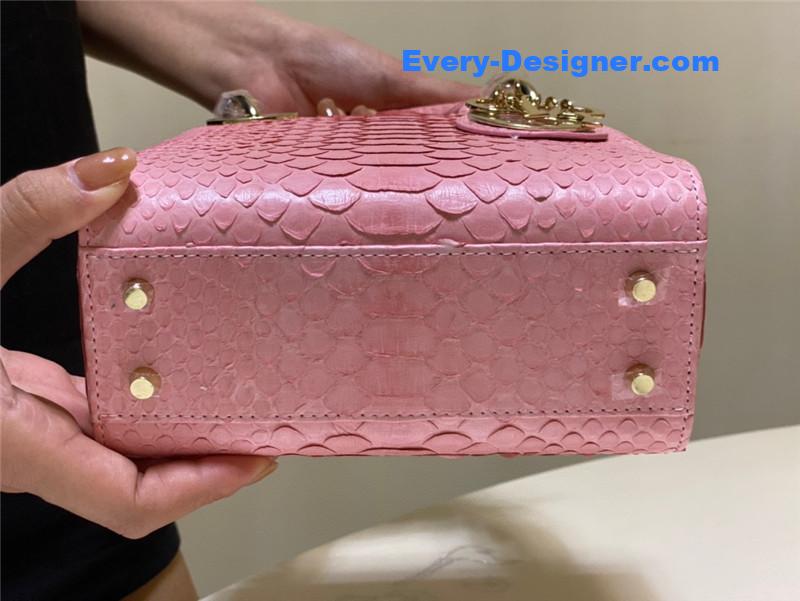 D10r limited edition mini python leather lady bag