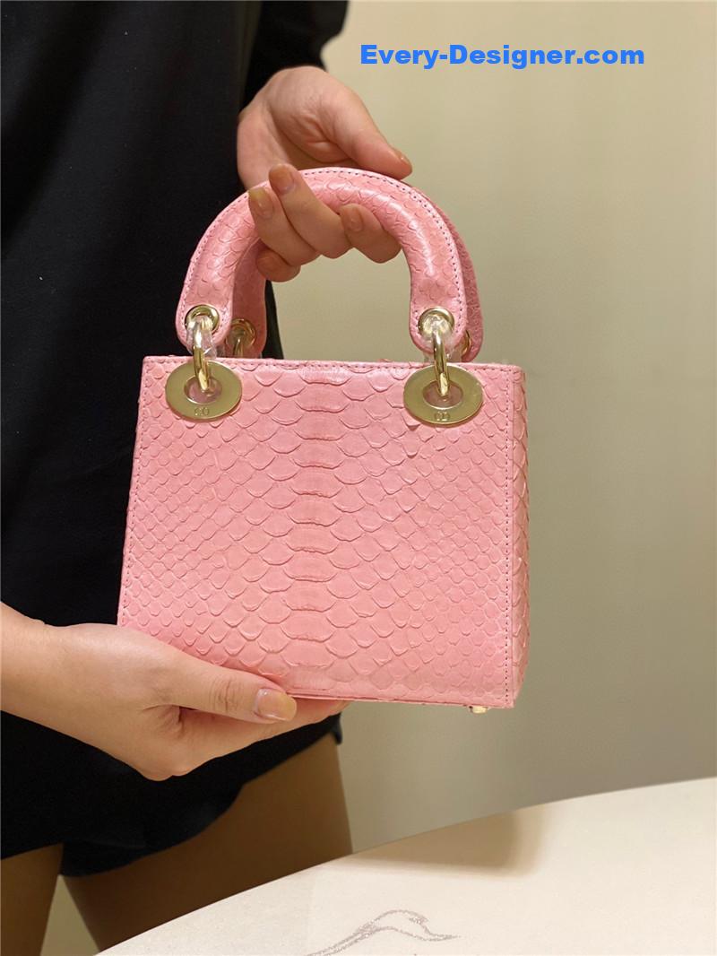 D10r limited edition mini python leather lady bag