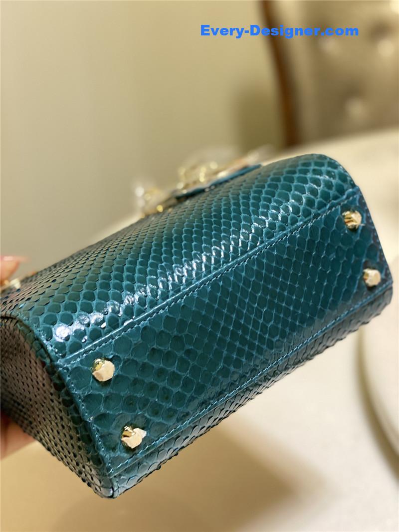 D10r limited edition mini python leather lady bag