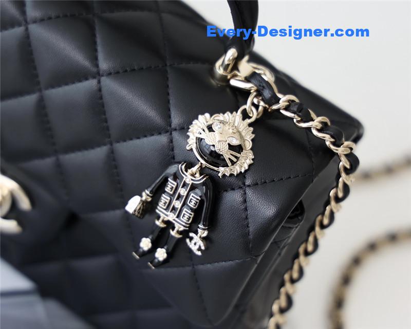 Ch**el cf mini handle flap bag