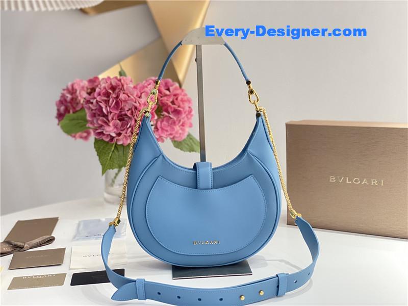 Bv1g*ai serpenti leather hobo bag
