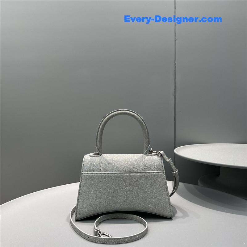 Ba1en*iaga hourglass bag silver