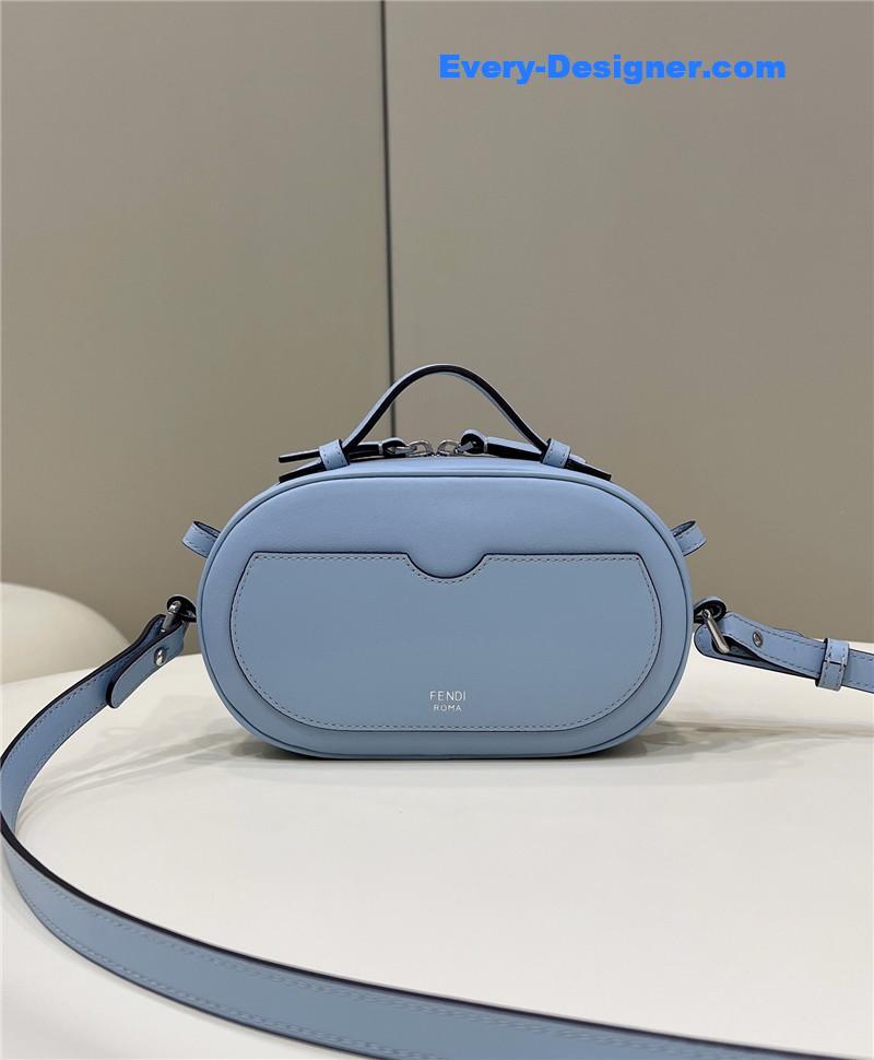 F**di logo suede camera bag