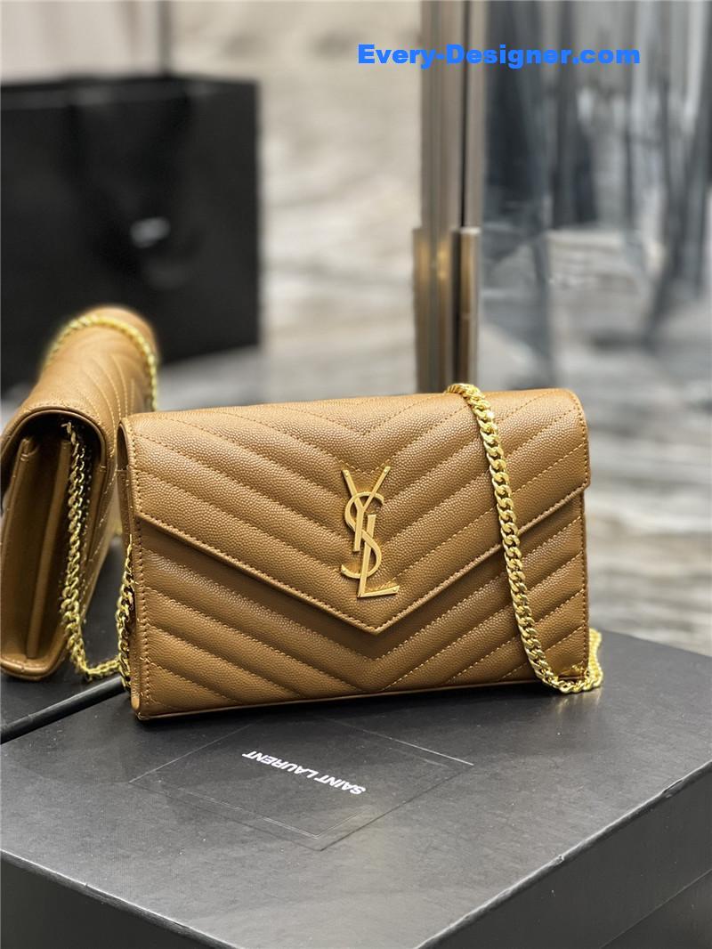 Y51 monogram leather pouch