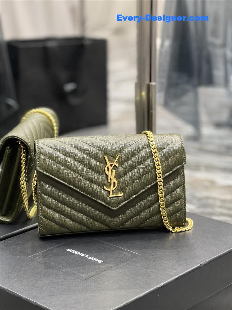 Y51 monogram leather pouch