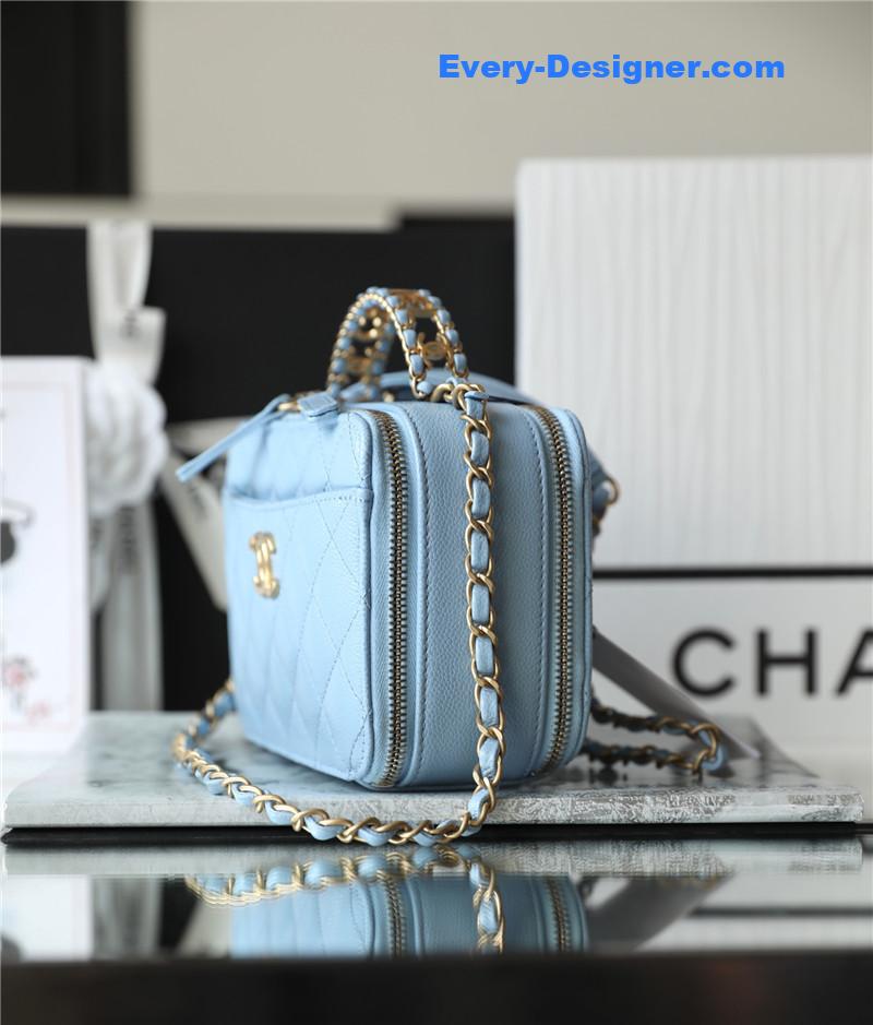 Ch**el vanity case handle camera bag small
