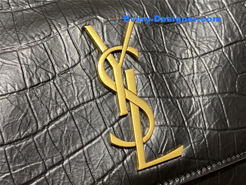 Y51 kate crocodile embossed leather bag