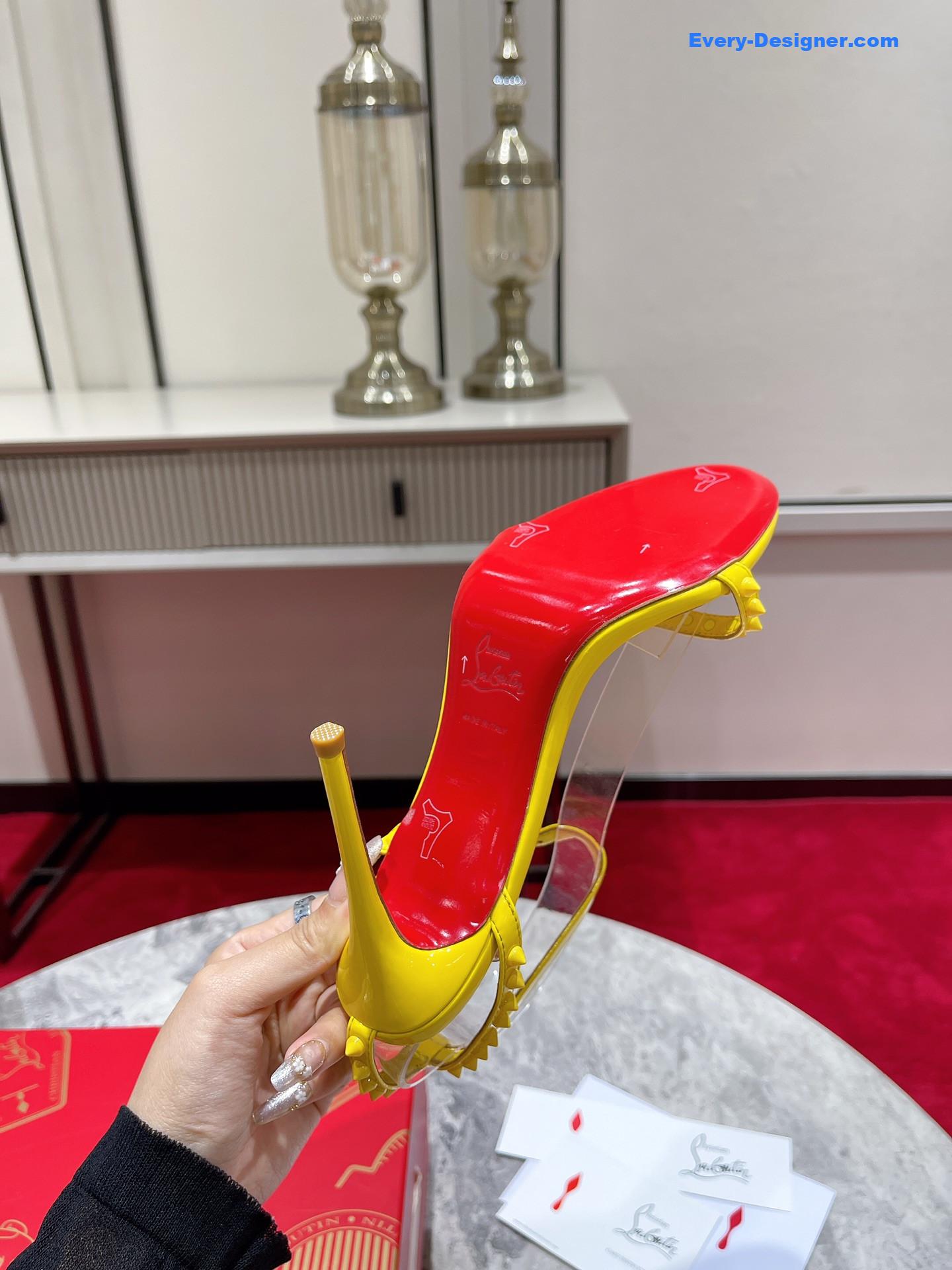Chr1st1an louboutin spiked strappy sandals