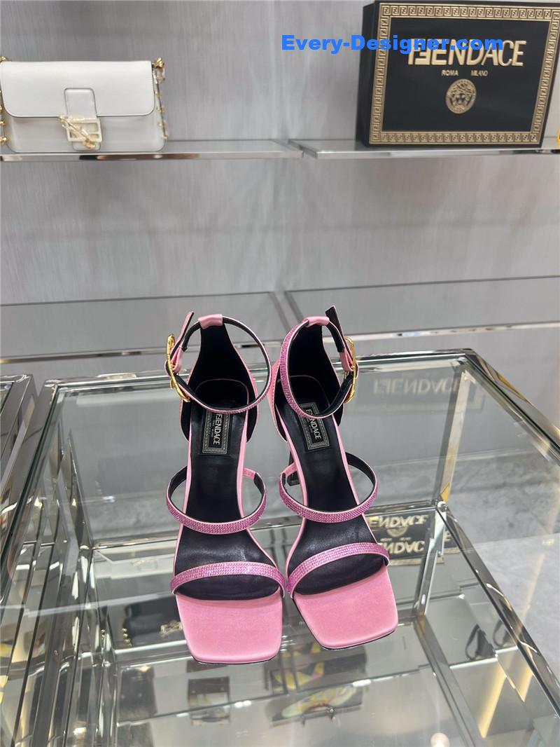 F**di joint catwalk show sandals