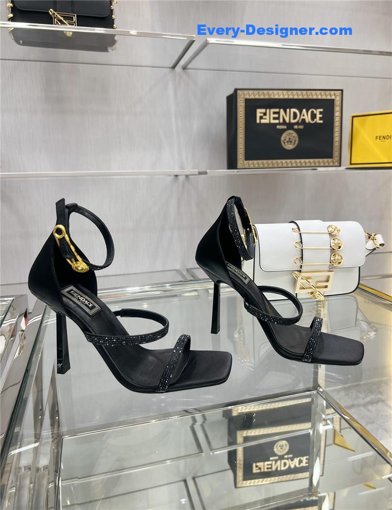 F**di joint catwalk show sandals