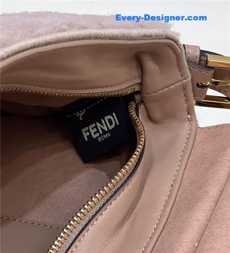 F**di lambswool baguette bag