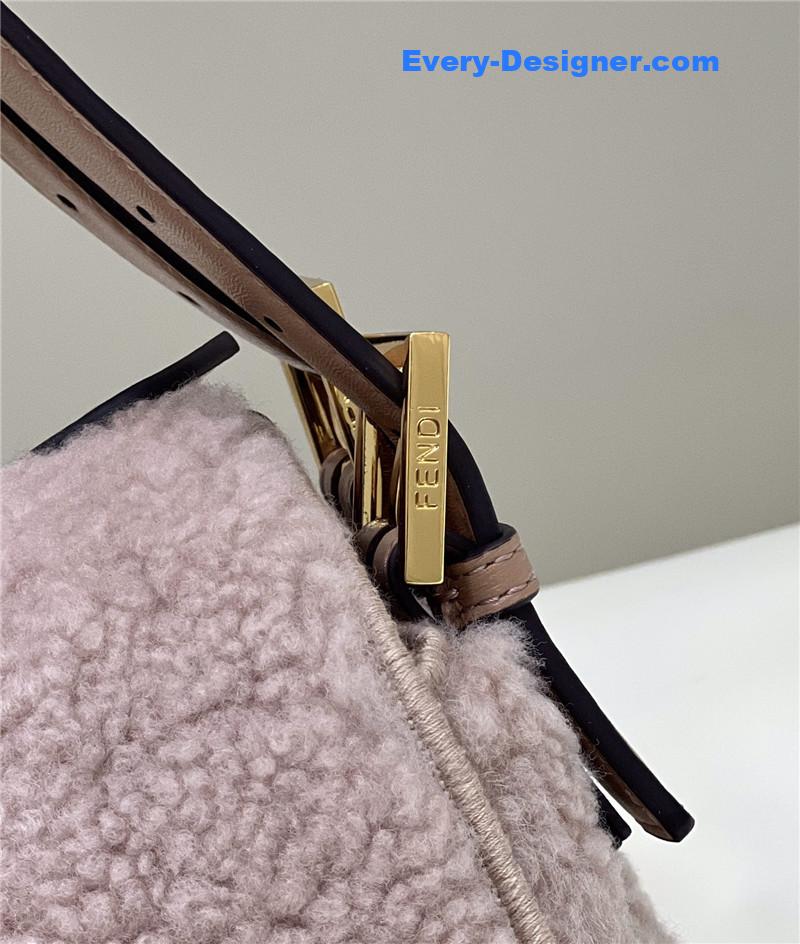 F**di lambswool baguette bag