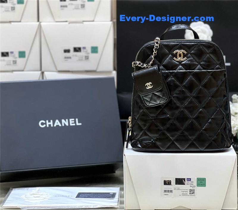 Ch**el oil wax cowhide backpack