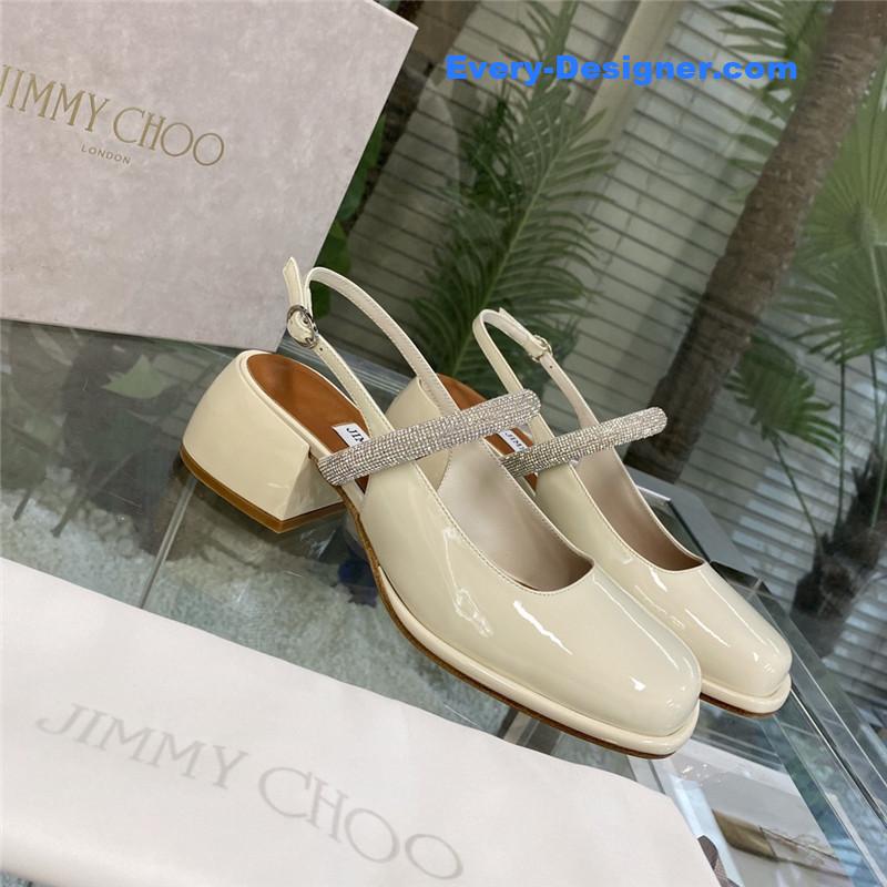 J1m*y Ch00 joezie series flat square toe shoes
