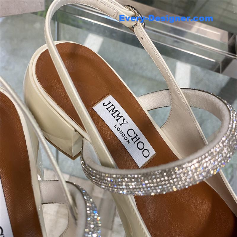 J1m*y Ch00 joezie series flat square toe shoes