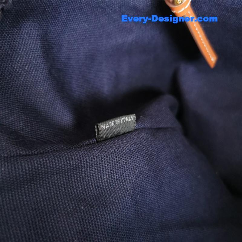 M1um1u straw woven cotton tote bag