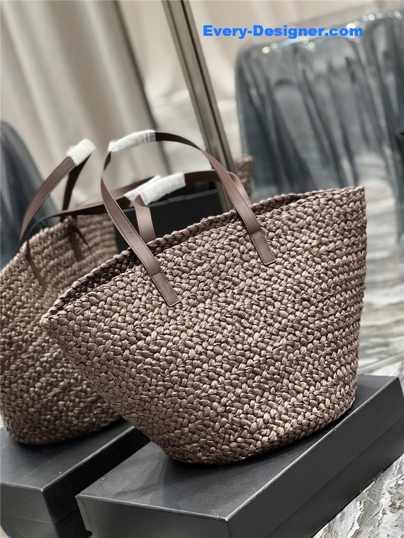 Y51 panier raffia tote bag