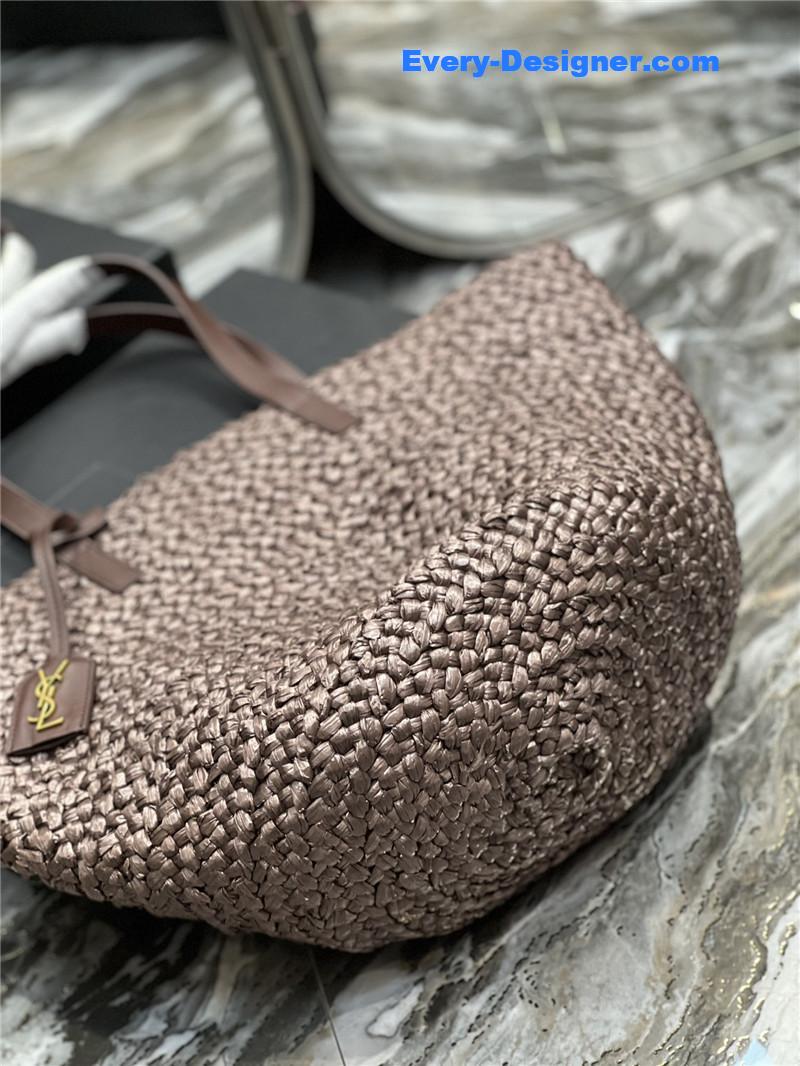 Y51 panier raffia tote bag
