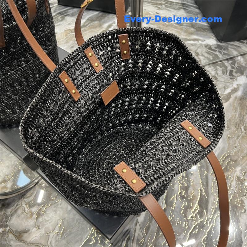 Y51 panier raffia tote bag