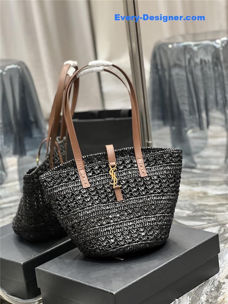 Y51 panier raffia tote bag