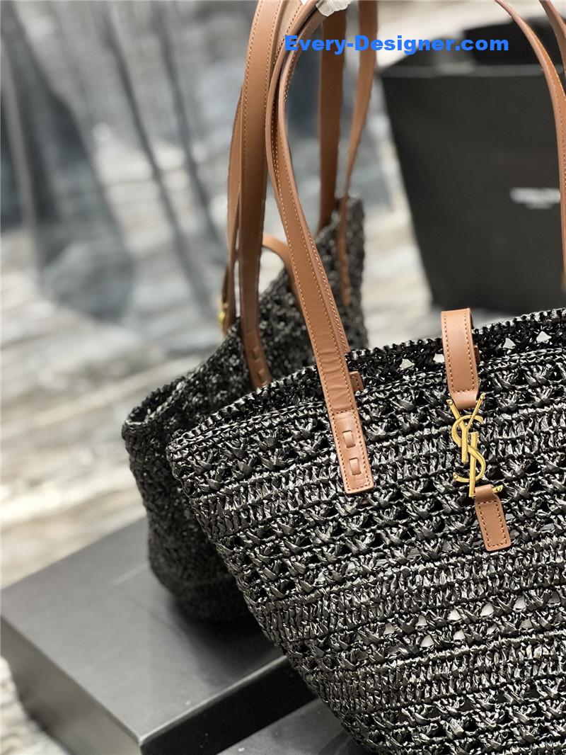 Y51 panier raffia tote bag