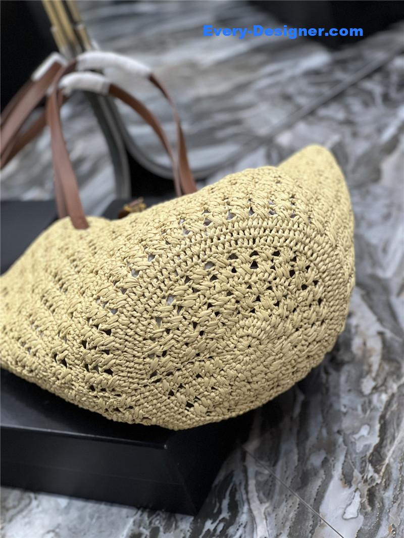Y51 panier raffia tote bag