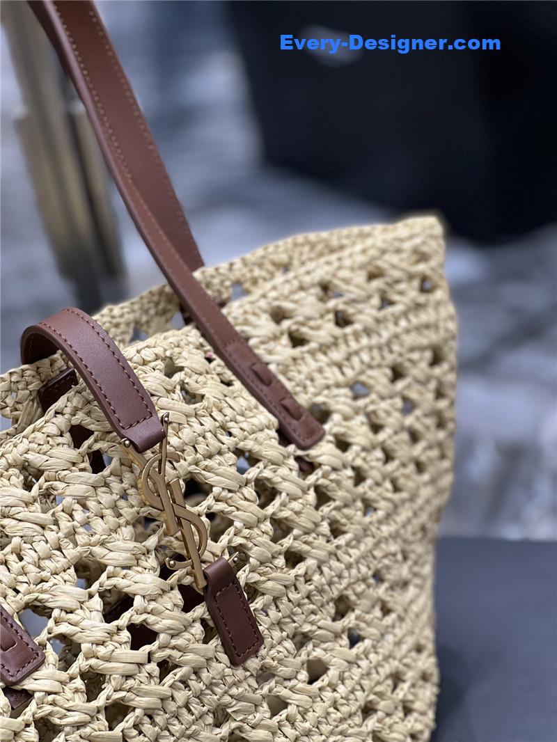 Y51 panier raffia tote bag