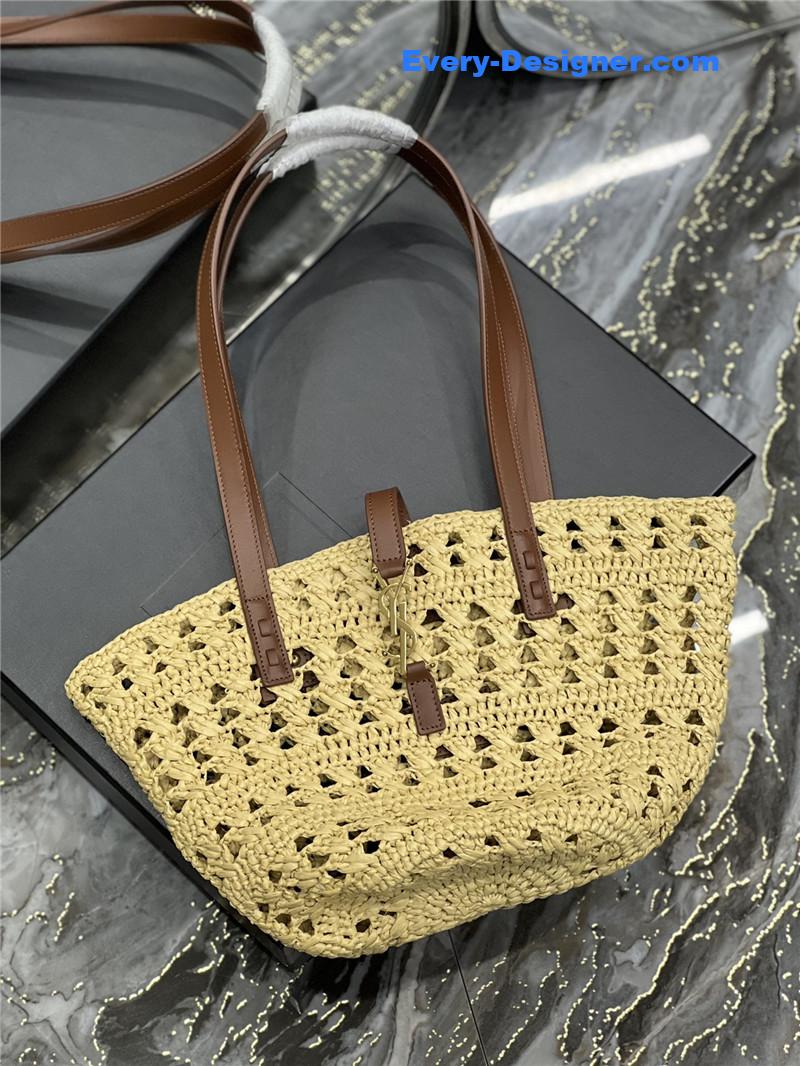 Y51 panier raffia tote bag