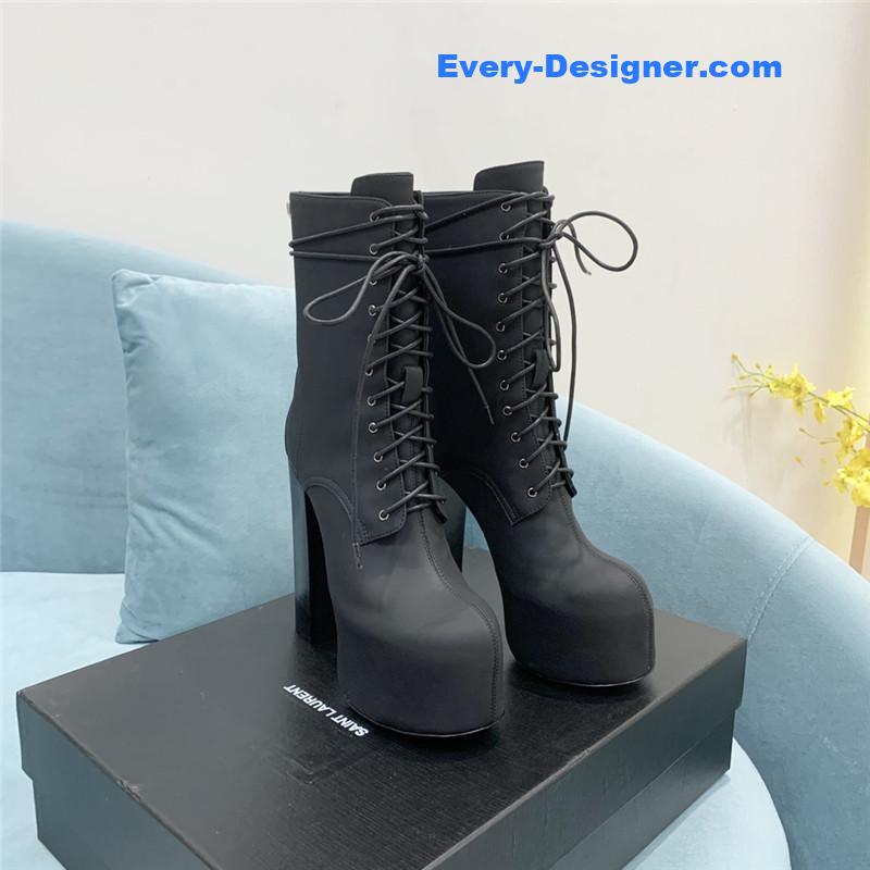Y51 thick sole waterproof platform boots