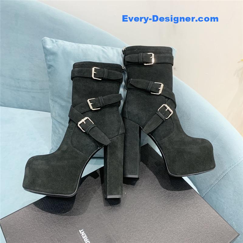 Y51 thick sole waterproof platform boots