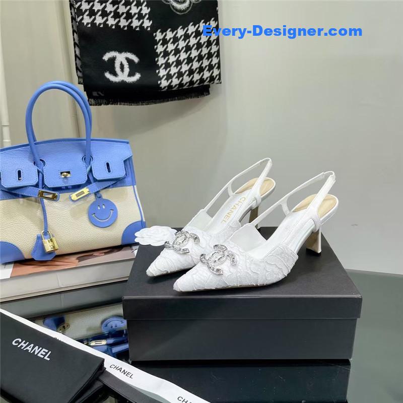 cc pearl double c pendant D1am0nd shoes