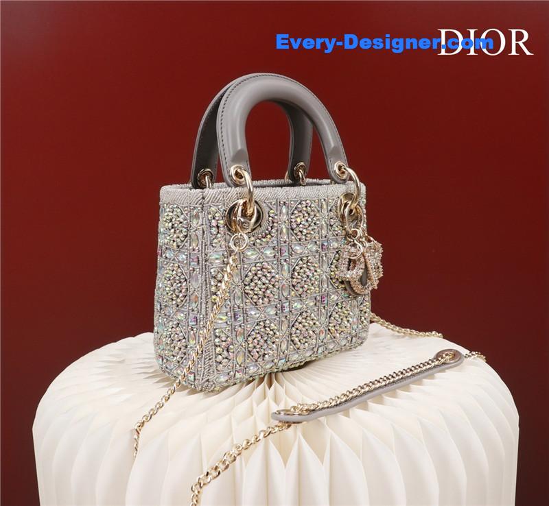 mini lady D10r beaded bag