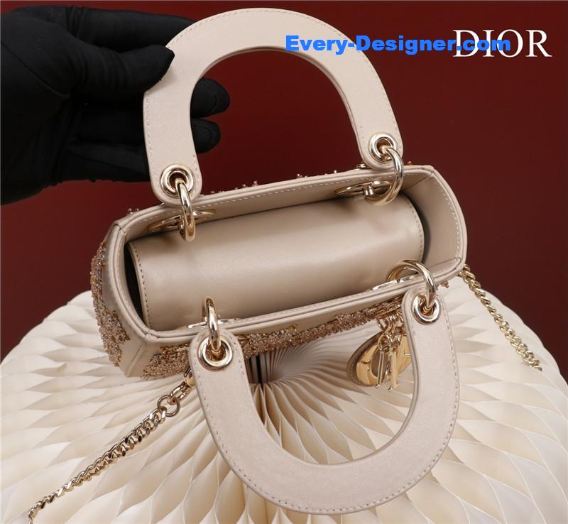 mini lady D10r beaded bag
