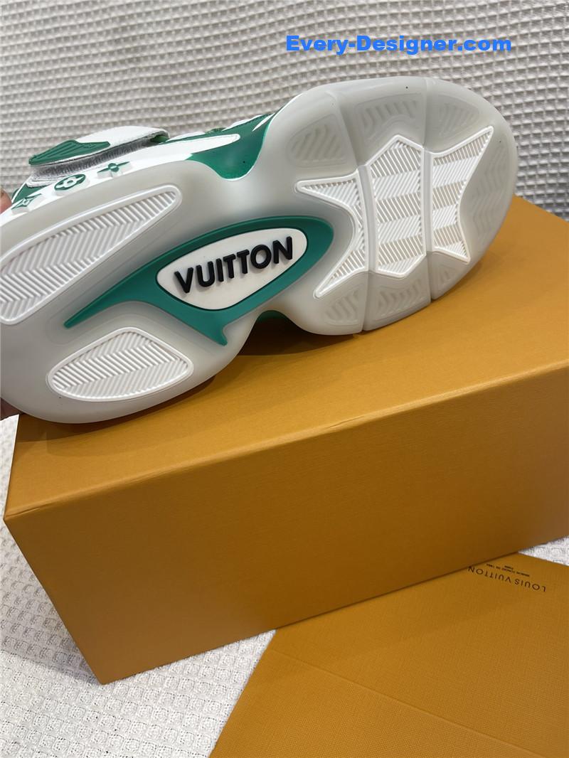 l0vis Vvtt0n lv white/green trainer 2 sneakers