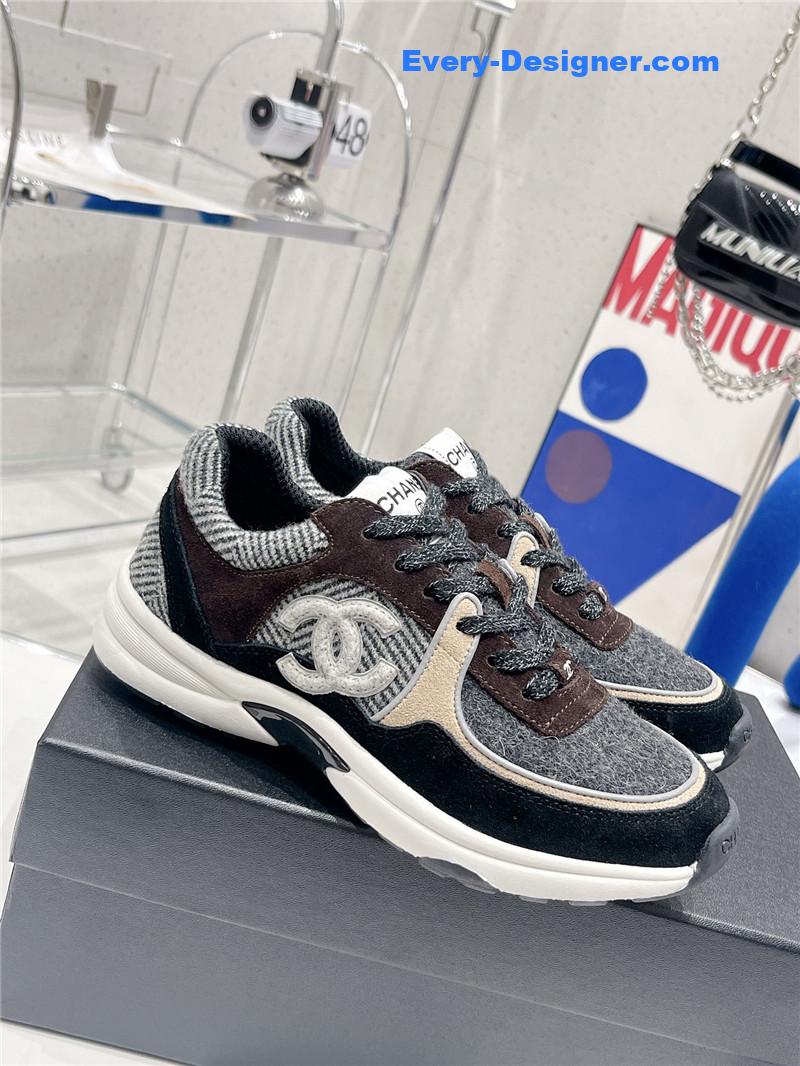 Ch**el logo casual sneakers womens