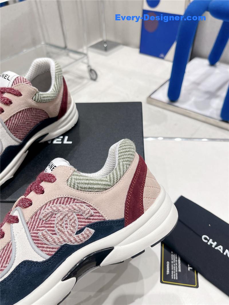 Ch**el logo casual sneakers womens