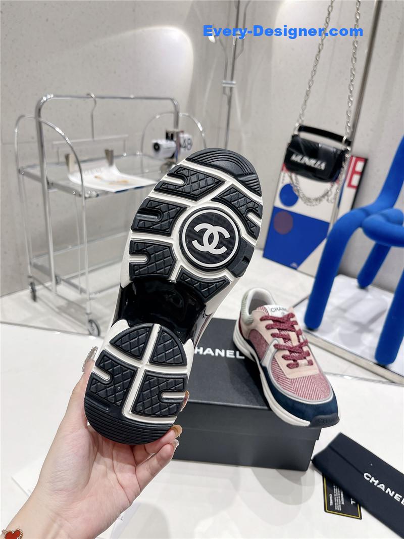 Ch**el logo casual sneakers womens