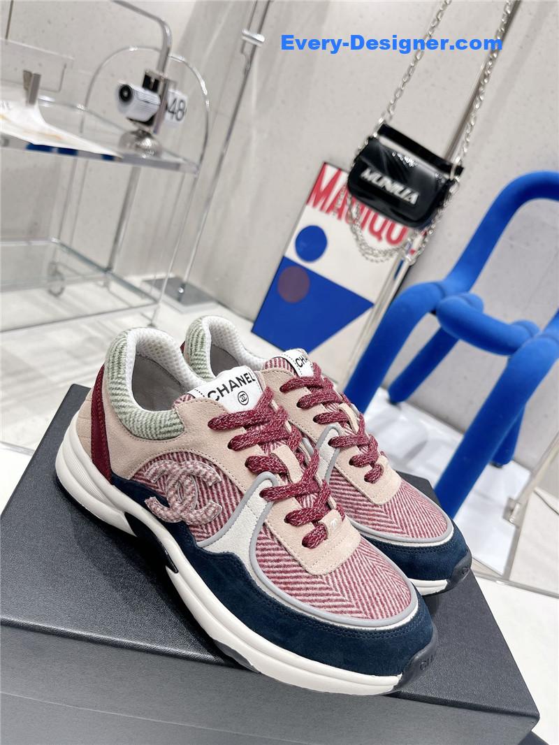 Ch**el logo casual sneakers womens