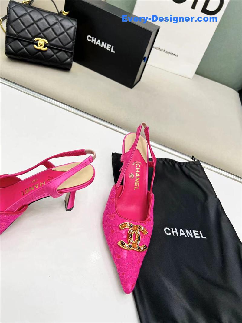 cc pearl double c pendant D1am0nd shoes