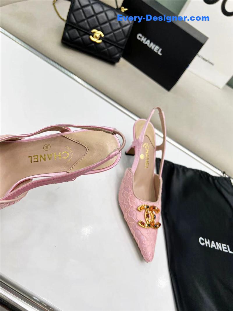 cc pearl double c pendant D1am0nd shoes