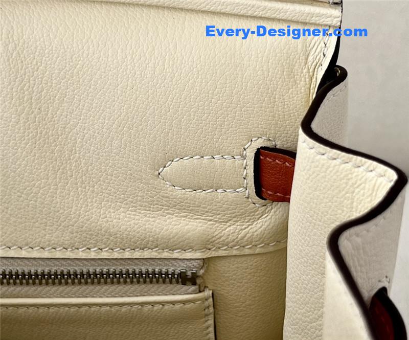 H**me5 birkin 25 swift leather bag