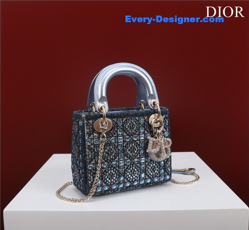mini lady D10r beaded bag