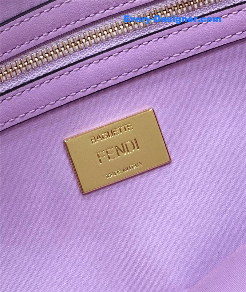 F**di sequin baguette bag