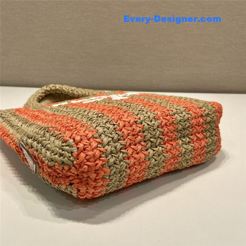 Pra*a raffia tote bag